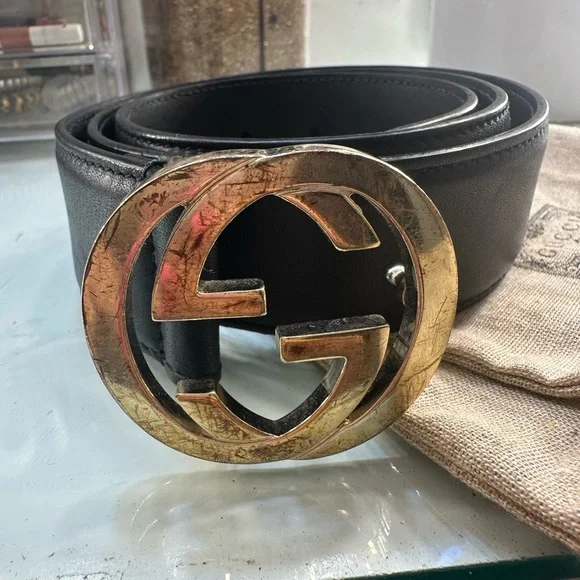 Authentic Gucci belt size 80 Authentic Gucci Marmont Belt, Size 80 | eBay main image 4